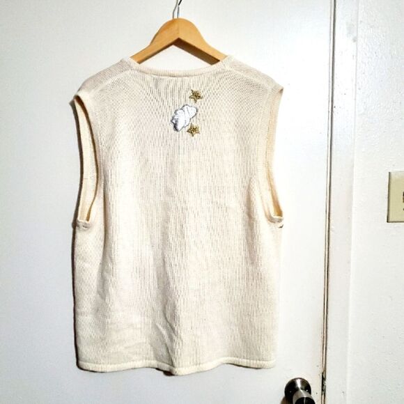 Bobbie Brooks VTG Christmas Sweater Vest Size XL 16-18 - Picture 2 of 6